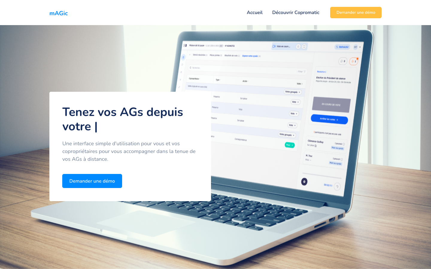 Aperçu du service mAGic